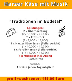 Angebot Harzer Jodlermeister