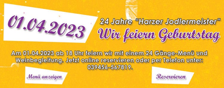 Geburtstag Jodler